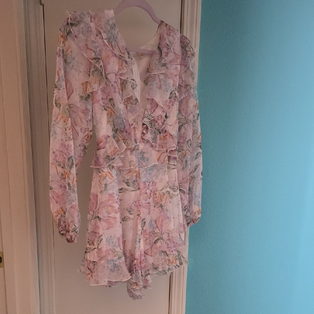 Floral Ruffle Romper